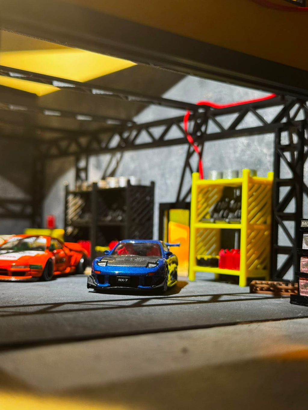 1:64 Diecast Shelf Rack Props