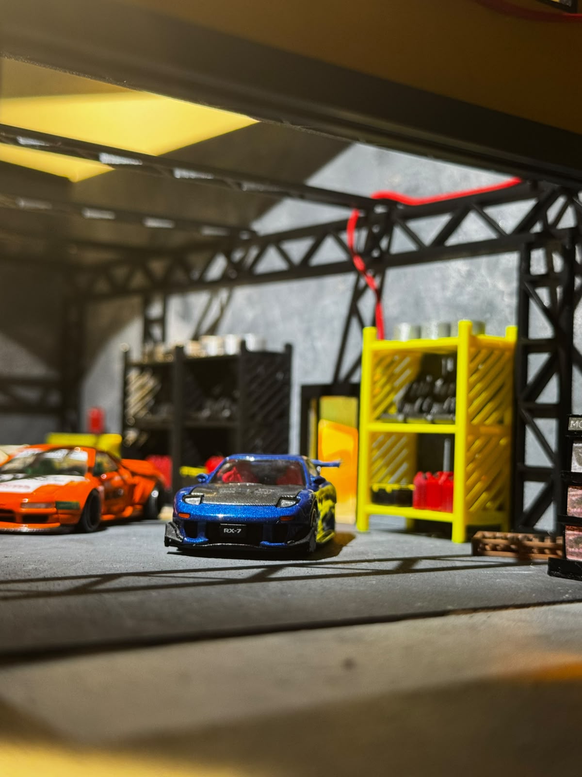 1:64 Diecast Shelf Rack Props