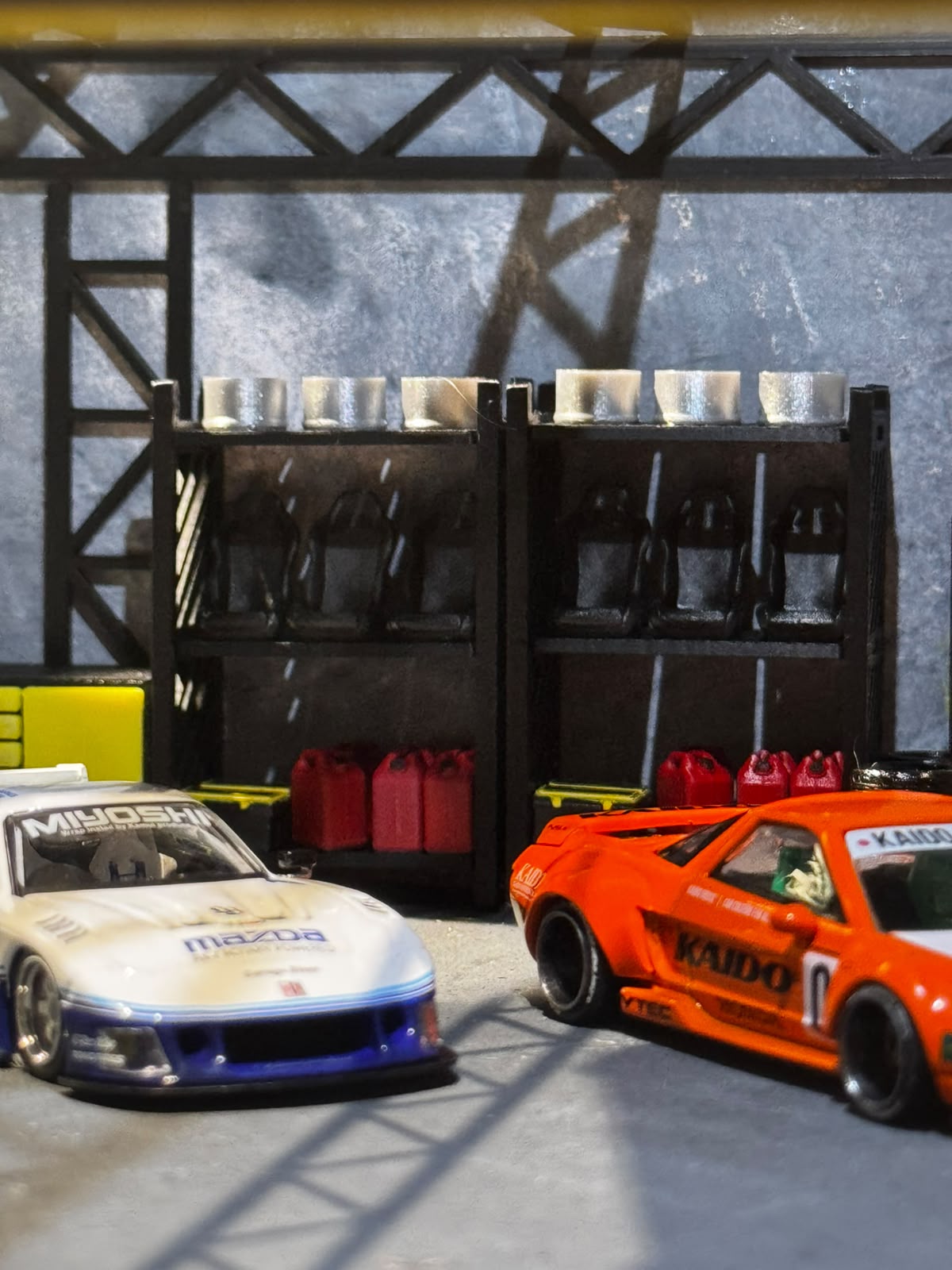 1:64 Diecast Shelf Rack Props